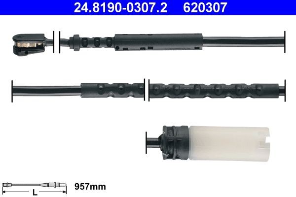 Warnkontakt Bremsbelagverschleiß Ate 24.8190-0307.2 (1Satz-1Stk)-image