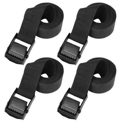 Tie Down Straps, 4 Pcs Lashing Small Short Ratchet Straps with Buckles, 1'' x 4'