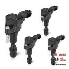 Set of 4 Ignition Coil Packs 2.4L Compatible with Chevy Black Ignition Coil Pack