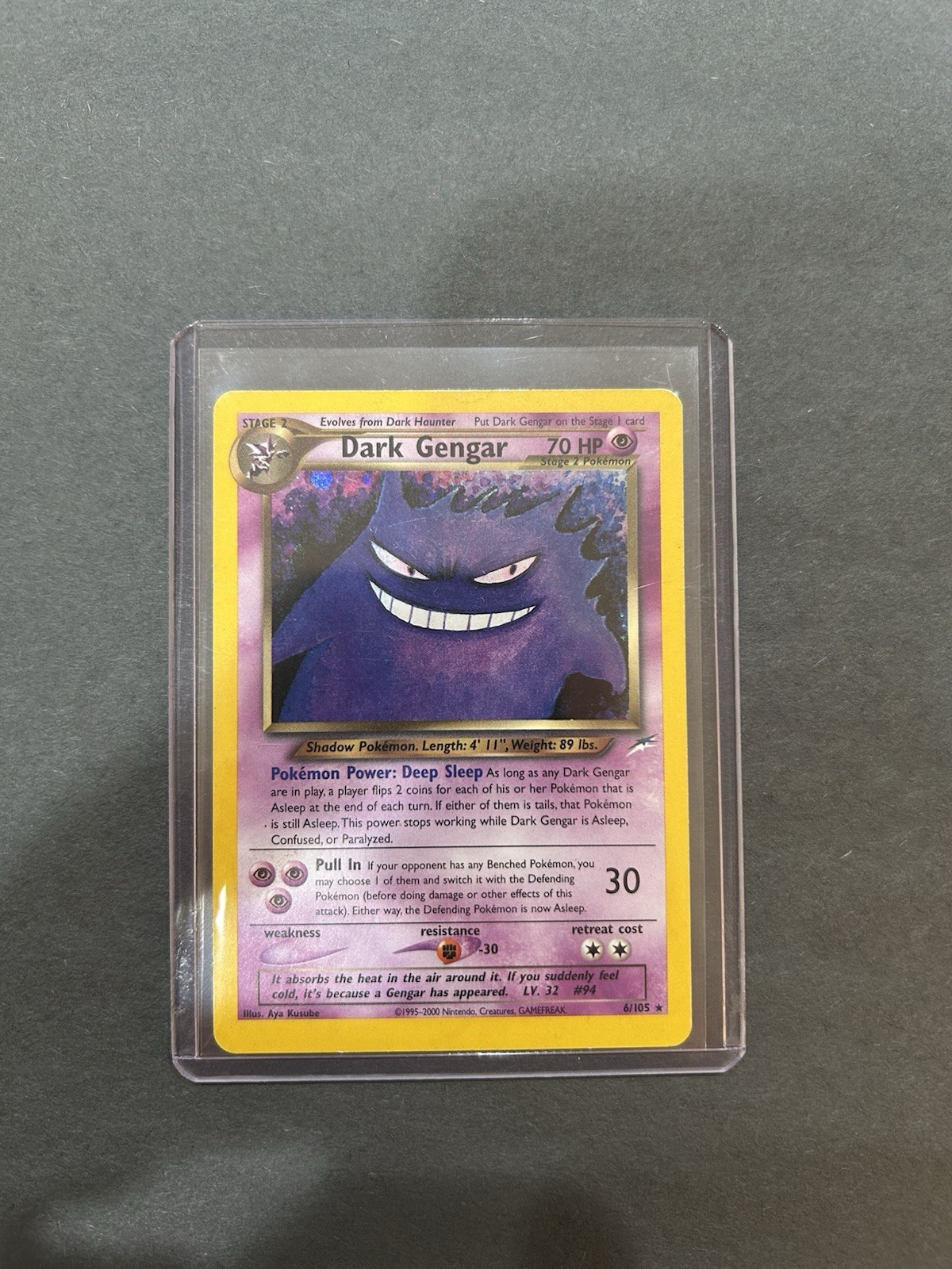 ポケモン - Dark Gengar 1ED 6/105 pokemon card Pokemon Card - Dark Gengar - Neo Destiny 6/105 Holo Rare | eBay