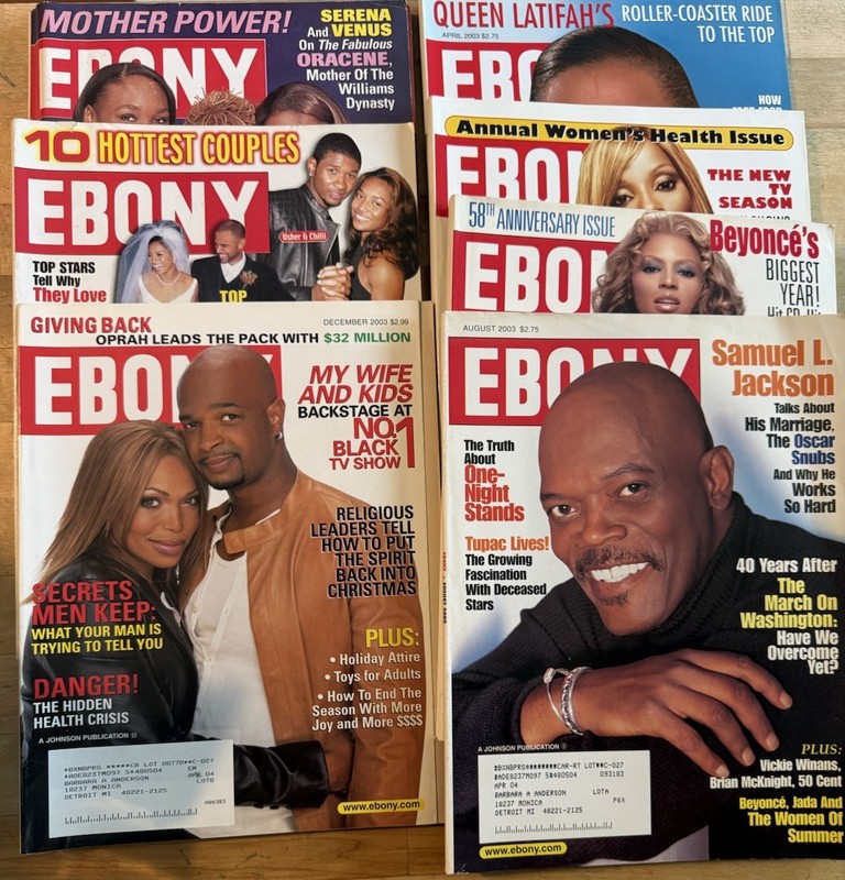 2003 Ebony Hip hop Magazine Lot-7