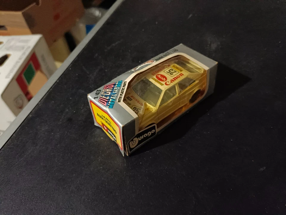 BBURAGO AUDI QUATTRO 4023 1:43 DIE CAST CON SCATOLA - Immagine 2 di 3