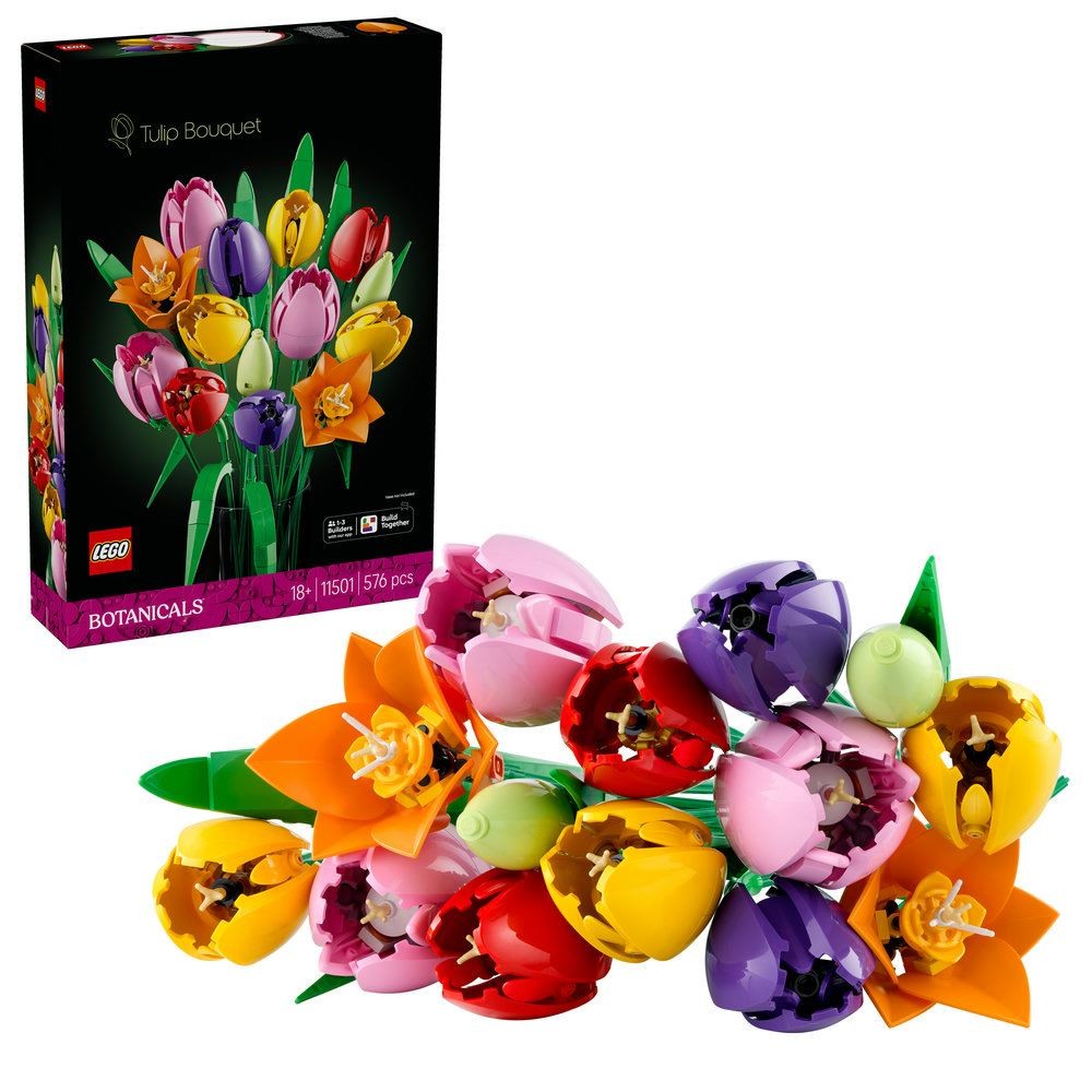 Lego Botanicals - Artificial Flowers Set 11501 Tulip Bouquet - Image 9