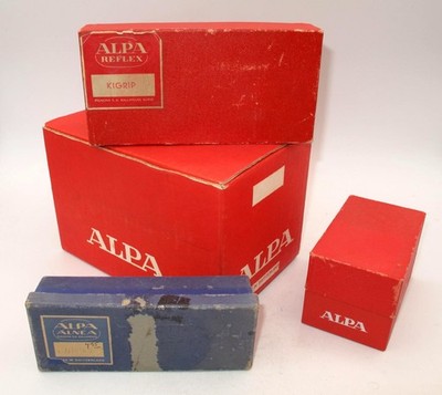 *GREAT* SET OF 4-EMPTY ALPA BOXES FOR CAMERA & ACCESSORIES