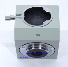 Carl Zeiss Jena Mikroskop Winkeltubus ( 30°, Fakor 1,6x) * BILDAUFRICHTEND !!