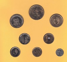 Spain Spain S62+63+64+269+270+271+272+69: 1-500 Ptas 1998: 8 Piece Collectors