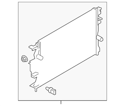 Genuine Ford Radiator DG9Z8005E
