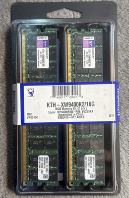 KINGSTON KTH-XW9400K2/16G 16GB Kit PC2-5300P DDR2 667MHz Server Memory RAM