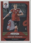 2016 Panini Prizm UEFA Euro Red Prizm /149 Odise Roshi #198 Rookie RC