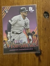 JASSON DOMINQUEZ (Yankees) 2024 TOPPS BIG LEAGUES ROOKIE GOOD VIBRATIONS #GV-22