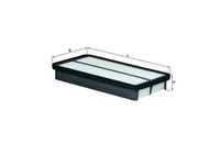 Knecht Luftfilter LX 809 Filtereinsatz FüR Trans Lexus Corolla Toyota Celica ES