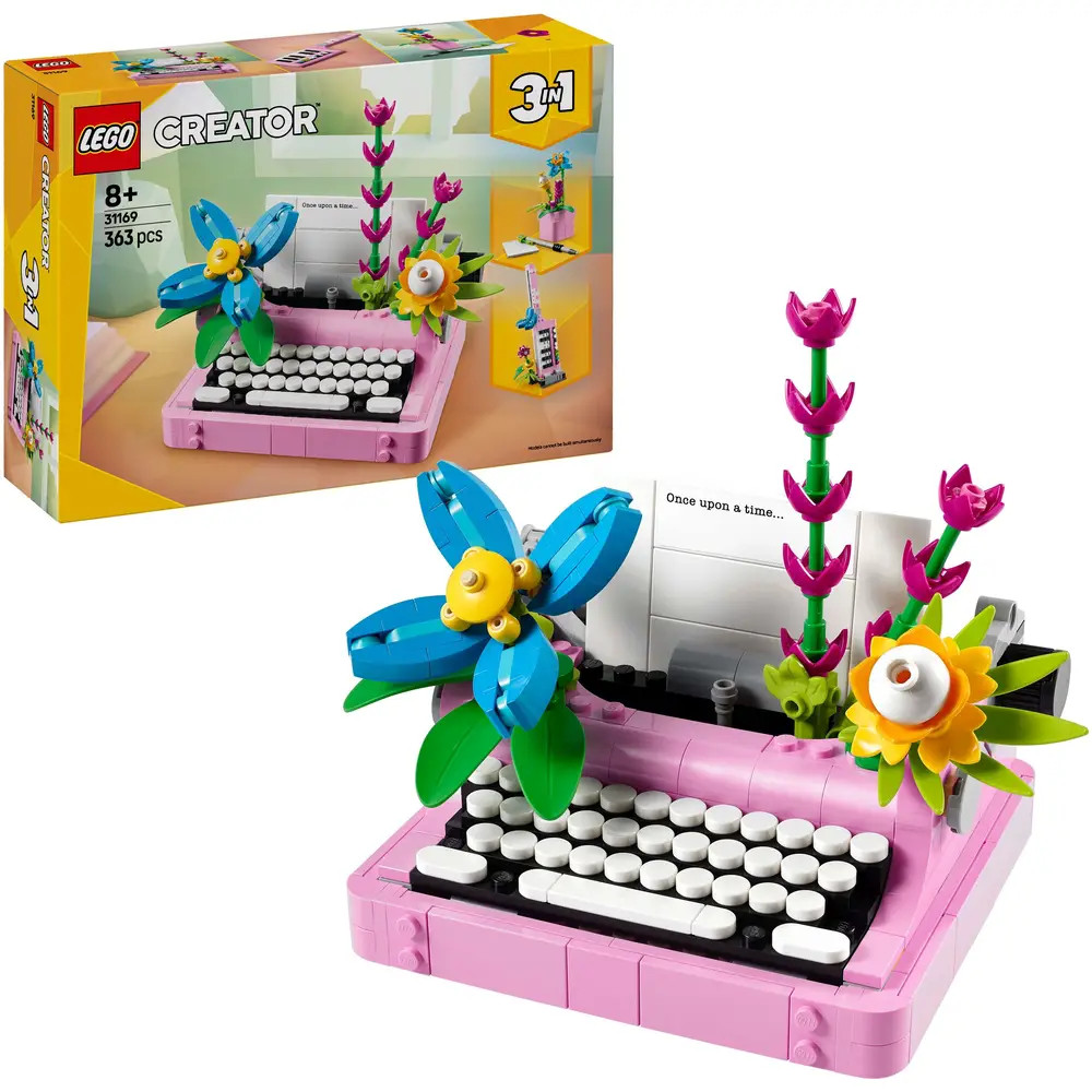 Lego Lego® Creator 3-In-1 - 31169 Schreibmaschine Mit Blumen Bunt in Größe 99 - Bild 7