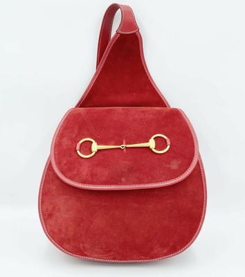 gucci suede backpack