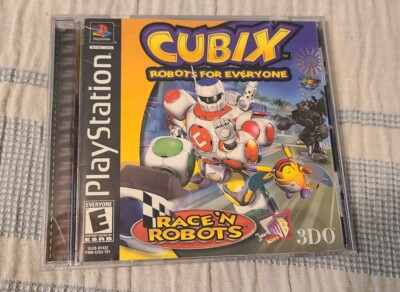 Cubix: Robots for Everyone -- Race 'N Robots (Sony PS 1, 2001)/ CIB/ TESTED 