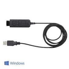 For: JPL Plantronics Headset Phone Call Controller Wire, PC Skype PLT QD, USB