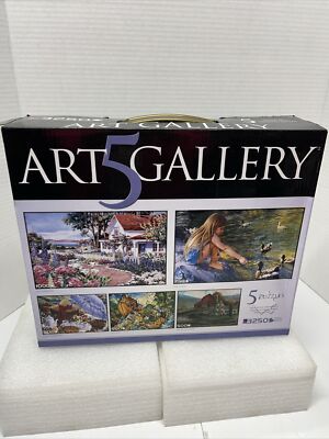 Art Gallery 5-In-1 3250 Piece Total Jigsaw Puzzles 40785-7