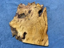 Buckeye Burl Natural Edge Slab Crafts Turning   1" x 14" x 12"  #65