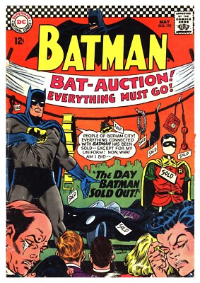 Batman #191 Front Cover Reproduktion (A4 Größe - 210 x 297 mm - 8,5'' x 11,75'').