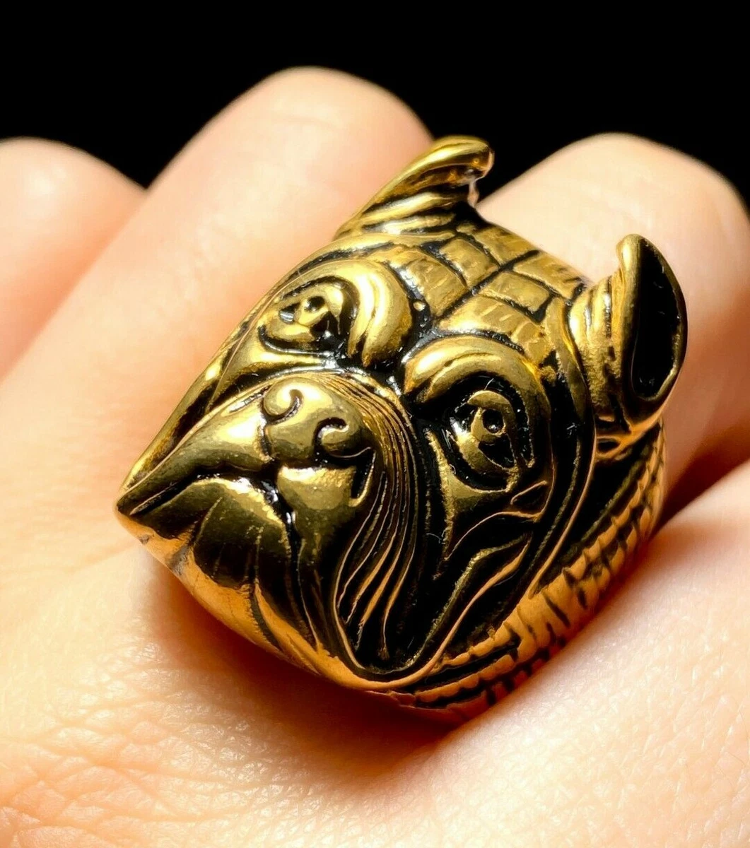 Two Colors Punk Animal Ring 925 Sterling Silver Colour Eagle Head Rings For  Men Male Semi-precious Stone Men's Jewelry Red Green - Rings - AliExpress