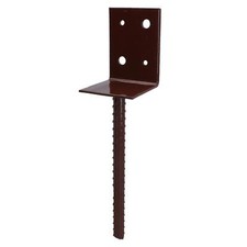 Concrete In Wooden Post Support Base Bracket 75mm x 75mm Carport Decking