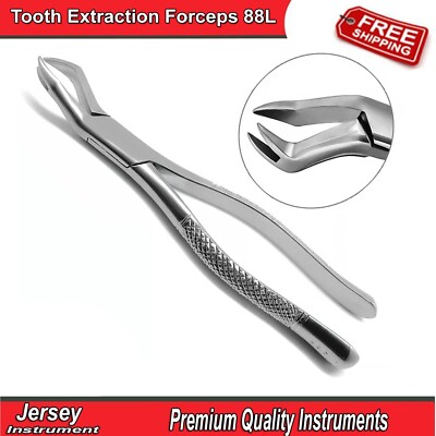 Dental Tooth Extraction Forceps Fig 88L Surgical Tooth Molar Extracting Plier CE