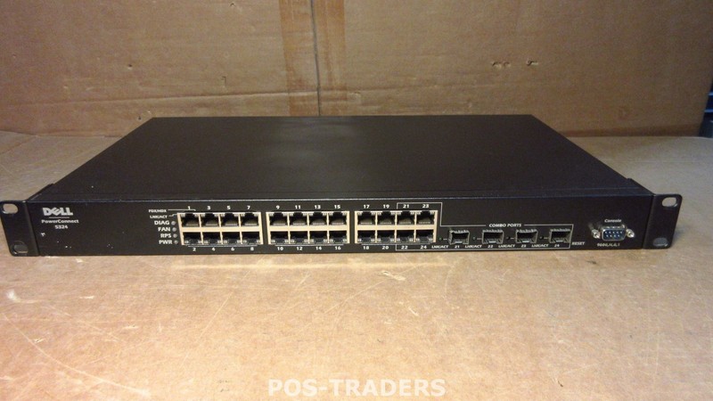 Dell 5324 PowerConnect GIGABIT 24x 10/100/1000 + 4x SFP PORTS Managed Switch