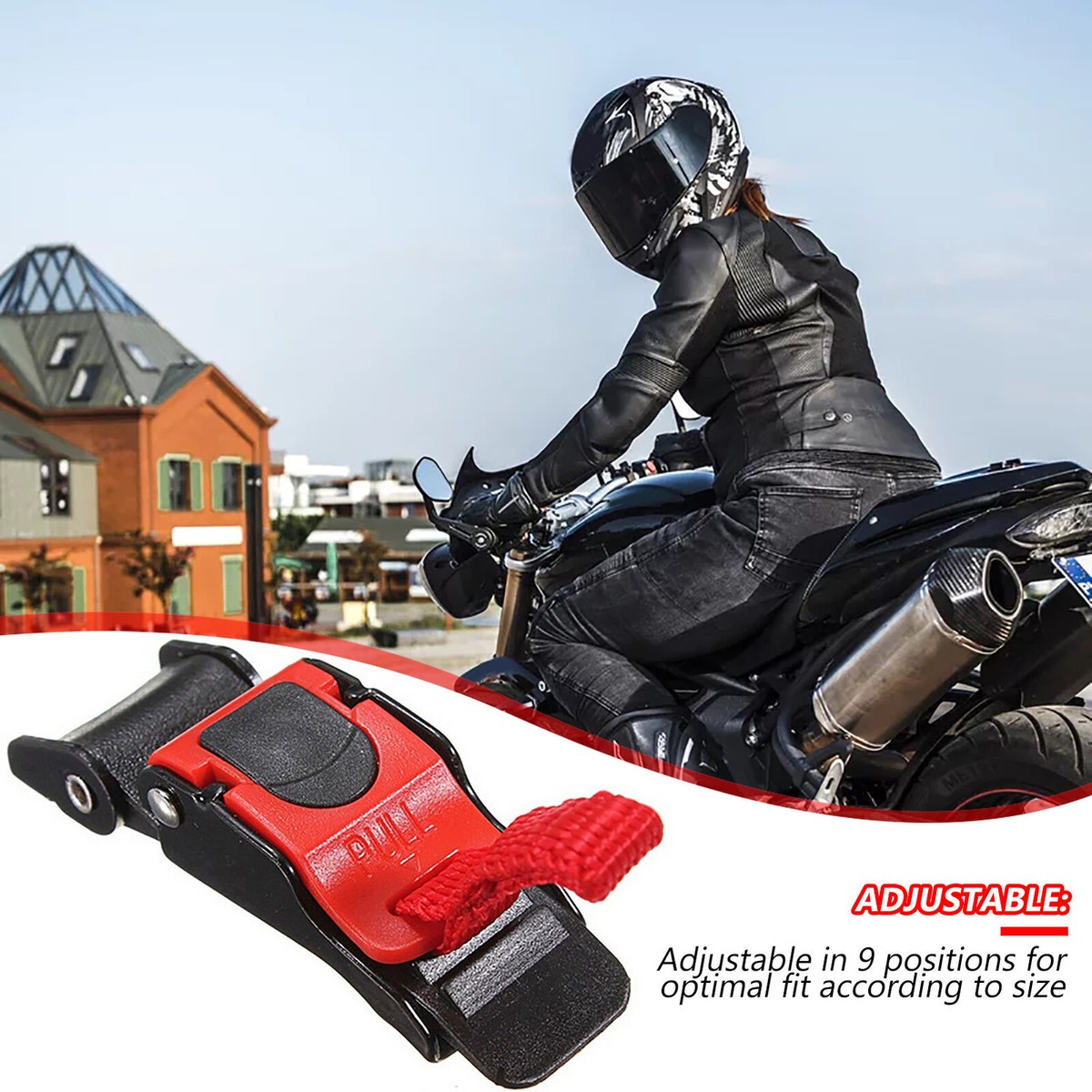 belt motorcycle helmet Carrier Strap Its essentially a proper strong How to - Fasten a