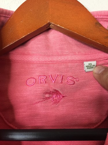 Orvis 1/4 Zip Sweater XS 100% Pima Cotton - Picture 3 of 5