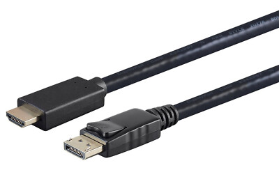 DisplayPort DP 1.1 to HDTV HDMI M/M 72'' Cable adapter monitor MONOPRICE 16213