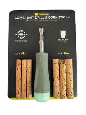 Ridgemonkey Combi Bait Drill With Cork Sticks Or Spare Cork Sticks