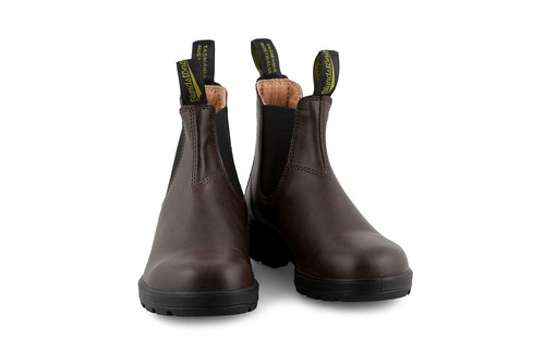 Blundstone 2116 Brown Vegan Leather Unisex Chelsea Boots Ankle Aussie - Picture 5 of 11