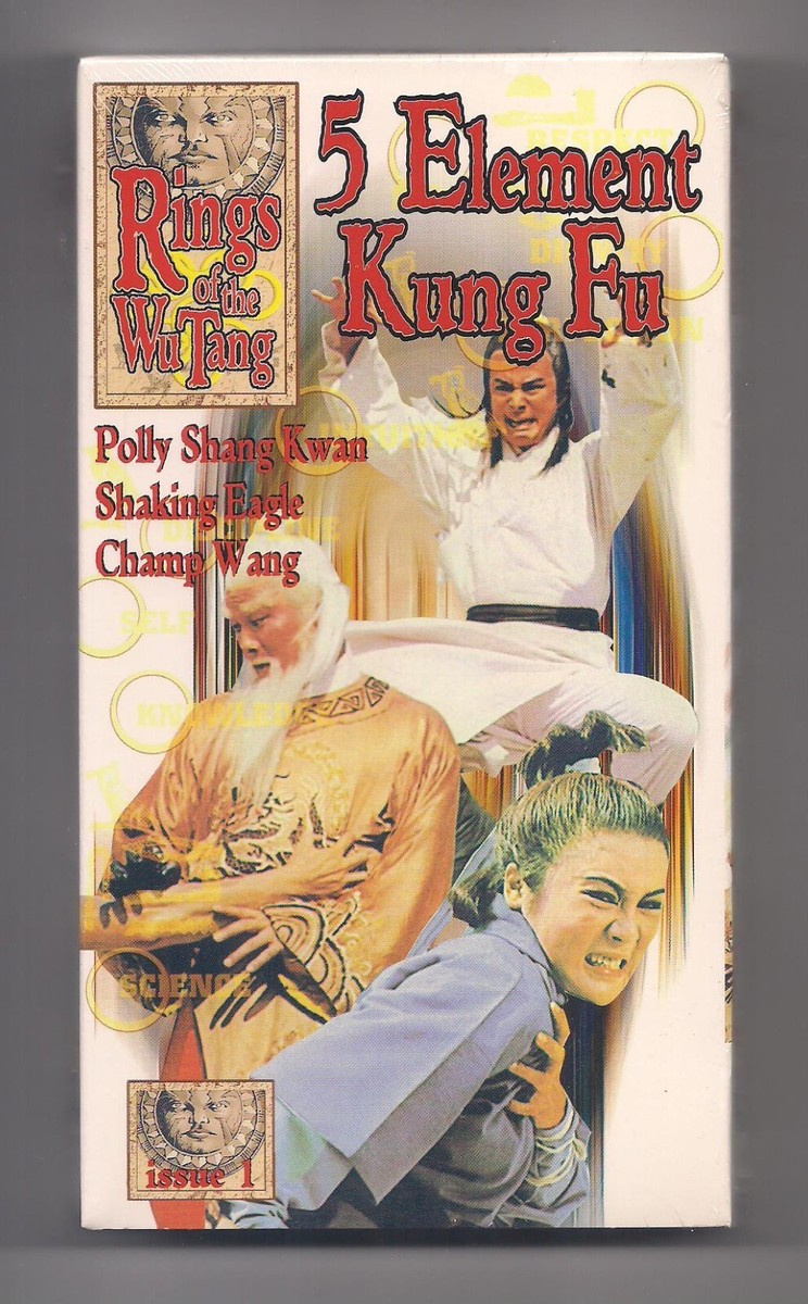 RINGS OF THE WU TANG - 5 Element Kung Fu VHS rare SEALED