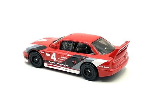 2023 Hot Wheels Audi '90 Quattro IMSA GTO #77 red SUPER CUSTOM WHEEL SWAP by AEB - Picture 4 of 5