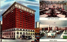 Views Jefferson Davis Hotel Urban Room Surf Rider Lounge Montgomery AL Postcard