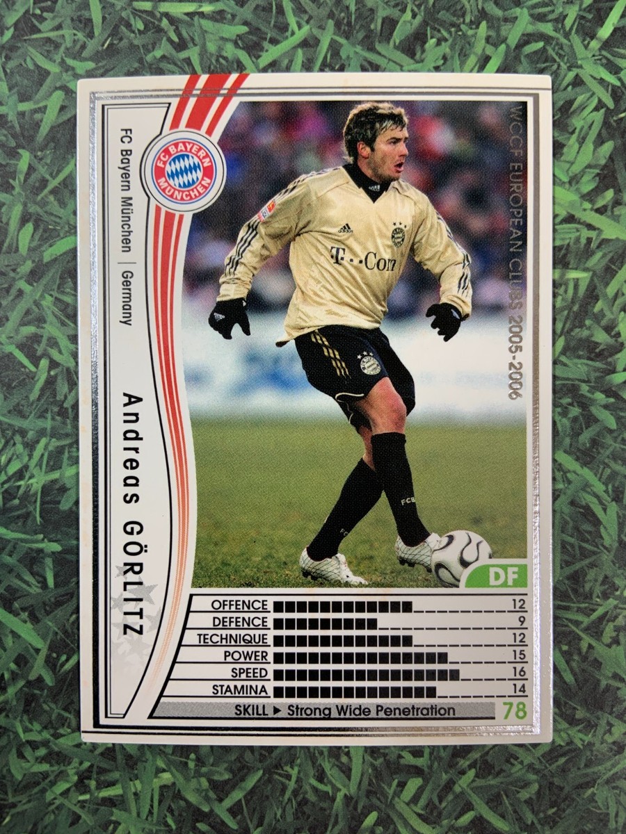 Panini WCCF 2005-06 Andreas Gorlitz Bayern Munchen Football Soccer