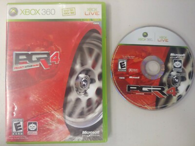 Project Gotham Racing 4 (Microsoft Xbox 360, 2007) Bizarre Creations COMPLETE