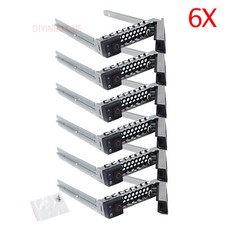 Lot of 6 DXD9H 2.5" Gen14 HDD Tray Caddy Dell R640 R740 R740xd US-SameDayShip