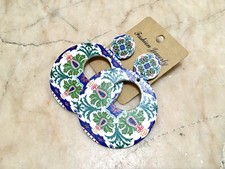Orecchini da Donna Pendenti In Legno
