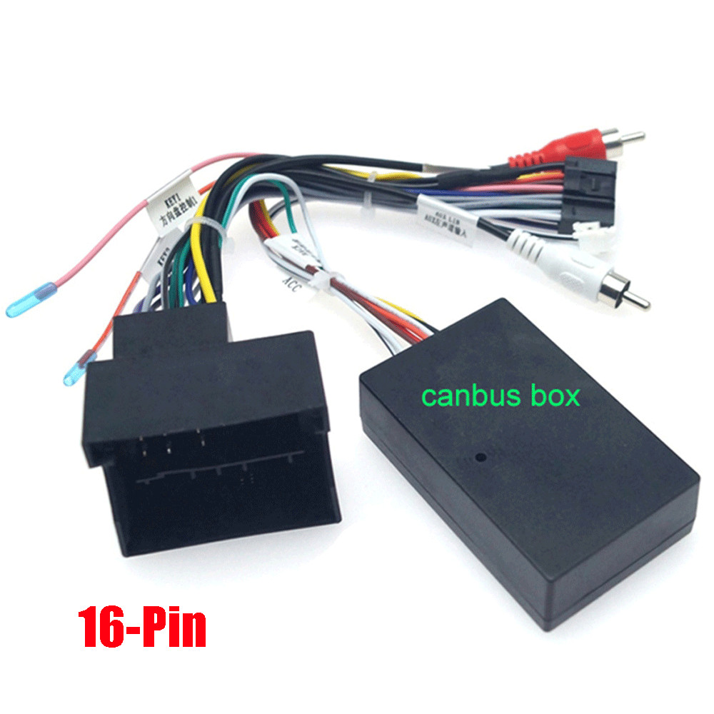 Set Cablaggio Autoradio Con Scatola Canbus Per Fiat Egea 2015-2018 - 16 Pin Plug & Play - 3 Fasci Cavi