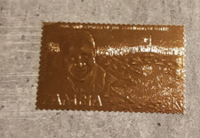 ZAMBIA ANNIVERSARY OF THE FOUNDING OF U.N.I.P. FOIL GOLD