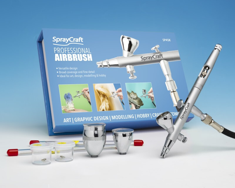 Aerografo SprayCraft SP45K Professional airbrush modellismo