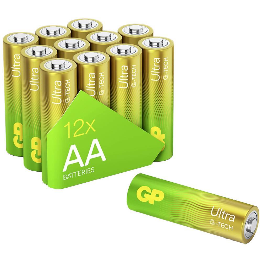 GP Batteries Ultra Batteria Stilo (AA) Alcalina/manganese 1.5 V 12 pz.
