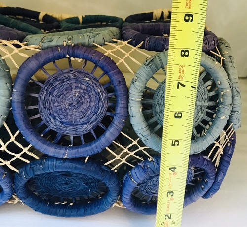 Bolso de Mano Grande Hattack Tonos Naturales de Azul Nuevo Envío Gratuito - Imagen 10 de 14