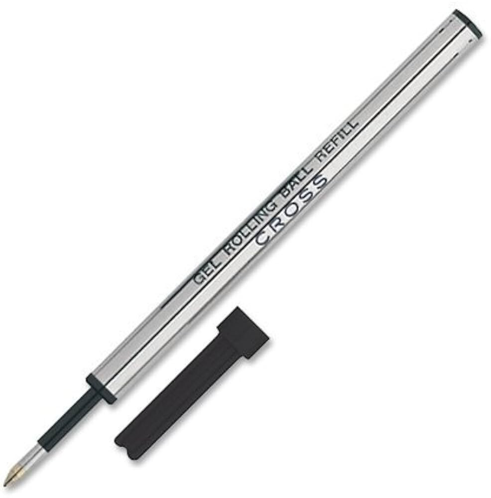 Cross 85232 Pack of 2 Black Pen Refills for Selectip Gel Rolling Ball