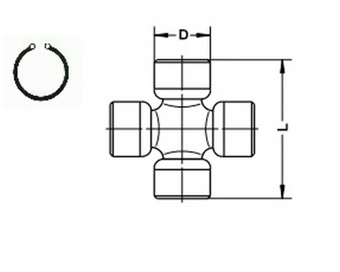 ARTICULACIÓN, EJE LONGITUDINAL PARA IVECO LÖBRO U 321 - Imagen 3 de 8