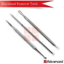 Set Of 3 Comedone Extractors 3-5-6 Pimple Poper Acne Blackhead Blemish Removal