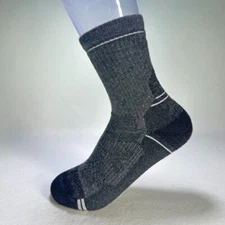 2 Pack Smartwool Hike Light Cushion Mid Crew Socks Size Medium Dark grey Lot Of