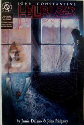 HELL BLAZER ISSUE # 4. APR.1988. VOL.1 SERIES. CONSTANTINE. DC / VERTIGO. N.MINT