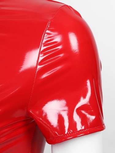 Damen Kleid Rücken Reißverschluss Röcke Party Tanzkleidung Mini Stehkragen Kurzarm - Bild 23 von 36