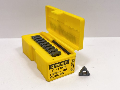 KENNAMETAL LT-11NR 1.0 ISO-CB New Carbide Inserts 1679776 Grade KC5025 10pcs - 第 1/2 張圖片